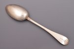 spoon, silver, 84 standard, 107.75 g, 22.2 cm, "Fabergé", 1896-1907, Moscow, Russia...
