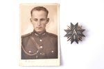 badge, a photo, Aizsargi (Defenders), № 3517, silver, 875 standard, Latvia, 20-30ies of 20th cent.,...