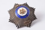 badge, a photo, 2nd Ventspils infantry regiment, Latvia, 20-30ies of 20th cent., 42 x 41.9 mm...