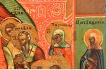 ikona, Vissvētās Jaunavas Marijas Aizmigšana, dēlis, gleznojums uz sudraba, Krievijas impērija, 30.8...