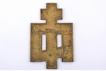 krusts, Kristus Krustā Sišana, vara sakausējuma, 6-krāsu emalja, Krievijas impērija, 19. gs. 2. puse...