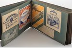 альбом, этикетки кондитерской фабрики V.Ķuze, Латвия, 20-30е годы 20-го века...