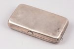 purse, silver, 84 standard, total weight of item 82.3, engraving, 8.5 x 4.7 x 1.5 cm, 1908-1917, Rus...