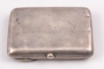 кошелёк, серебро, 84 проба, общий вес изделия 71.5, штихельная резьба, 7.3 x 5.2x 1.3 см, 1896-1907...