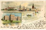 postcard, Collage of Riga, Latvia, Russia, beginning of 20th cent., 9 х 14 cm...