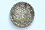 2 guldeņi, 1923 g., Dancigas brīvpilsēta, sudrabs, Polija, 9.97 g, Ø 26.5 mm...