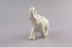 figurine, Elephant, porcelain, Riga (Latvia), M.S. Kuznetsov manufactory, 1937-1940, 8.8 x 11.1 x 3....