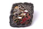 badge, Frontier troops, Latvia, 20-30ies of 20th cent., 49.3 x 42.5 mm...
