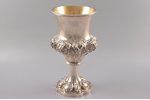 cup, silver, 830, 925 standart, Hunting motif, gilding, 436.8 g, USA(?), 20.8 cm...