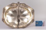 fruit dish, silver, 84 standard, 752.2 g, 30 x 25.5 cm, h 26 cm, Kordes Alexander, 1851, St. Petersb...