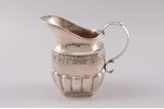 cream jug, silver, 84 standard, 129.5 g, 10 cm, the 1st half of the 19th cent., Saratov, Russia...