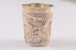 goblet, silver, 75 g, silver stamping, (h/Ø) 8.3 / 6.75 cm, craftsman Hildebrand Alexander, 1753-179...