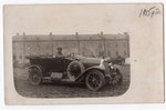 photography, passenger car, army, Russia, beginning of 20th cent., 13,8x8,6 cm...