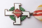 Крест Заслуг Айзсаргов, Латвия, 20е-30е годы 20го века, 45 x 40.6 мм...