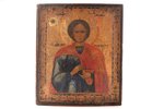 icon, Great Martyr Panteleimon, board, painting, Russia, the 19th cent., 30.5 х 26 cm...