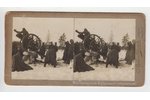 fotogrāfija, stereopāris, uz kartona, zenītlielgabals, Krievijas impērija, 20. gs. sākums, 17,2x9 cm...