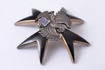 order, central part - insert for the Star of 2nd class Order of the Eagle Cross, 2nd class, silver,...