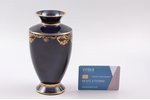 vase, porcelain, J.K. Jessen manufactory, Riga (Latvia), 1933-1935, 16.2 cm, premium (GOLD MARK) gra...