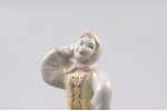 figurine, Dancing girl, porcelain, USSR, Gzhel, 11 cm, first grade...