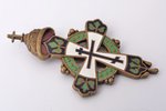 cross, for the White Clergy, 300th anniversary of the Romanov Dynasty, Russia, 1912-1913, 65.5 x 40....