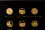 a set, 100 euro, 2004, A set of gold coins dedicated to the 2004 Summer Olympic Games in Athens, gol...