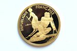 500 francs, 1990, gold, 920 standard, France, 17 g, Ø 31.2 mm, UNC...