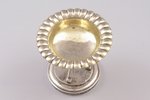 saltcellar, silver, 13 lot standard, 128 g, gilding, H 8 / Ø 8.6 cm, 1821, Vienna, Austro-Hungary...
