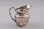 sugar-bowl, cream jug, silver, 84 standard, 425.2 g, engraving, the end of the 19th century, Riga, R...