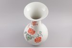 vase, Floral motif, porcelain, M.S. Kuznetsov manufactory, Riga (Latvia), 1937-1940, 29 cm...