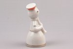 figurine, A Girl With A Flute (from the band), porcelain, Riga (Latvia), USSR, Riga porcelain factor...