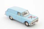 car model, Moskvitch 433, "70 years of revolution", metal, USSR, 1987-1988...
