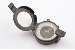 compass, WW1, bronze, brass, Great Britain, 1916, 7.4 x Ø 5.44 x 2.1 cm, weight 125.5 g...