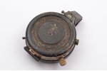 компас, Первая мировая война, бронза, латунь, Великобритания, 1916 г., 7.4 x Ø 5.44 x 2.1 см, вес 12...