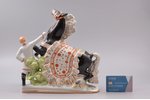 figurine, Ivan the Fool and the Little Humpbacked Horse, porcelain, USSR, Dmitrov Porcelain Factory...
