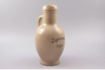 bottle, Brewery "ILGEZEEM", ceramics, Riga (Latvia), Russia, the beginning of the 20th cent., 23 cm,...
