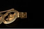 a bracelet, gold, 750, 18 k standard, 27.33 g., the item's dimensions 17.5 х 2.2 cm, the diameter of...