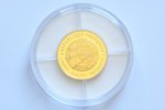 Francija, 10 eiro, 2006 g., "Žans Batists Bernadots", zelts, 920 prove, 8.45 g, tīra zelta svars 7.7...