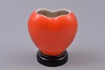 small vase, Little heart, porcelain, J.K. Jessen manufactory, Riga (Latvia), 1940-1944, 5.5 cm...