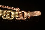 a bracelet, bicolor gold, 56 standard, 24.55 g., the item's dimensions 20.1 cm, the diameter of the...