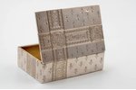 cigāru kastīte, sudrabs, 84 prove, 198.95 g, māksliniecisks gravējums, 9.9 х 6.5 х 3.25 cm, Klingert...