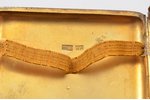 etvija, sudrabs, 84 prove, 124.2 g, melnināšana, apzeltījums, 9.7 х 6.3 х 2 cm, 1891 g., Maskava, Kr...