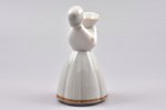 figurine, candlestick "Ilga", porcelain, Riga (Latvia), USSR, sculpture's work, Riga porcelain facto...