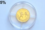 France, 10 euro, 2006, Jean-Baptiste Bernadotte, gold, fineness 920, 8.45 g, fine gold weight 7.78 g...