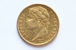 France, 20 francs, 1809, Napoléon I, gold, fineness 900, 6.45161 g, fine gold weight 5.806 g, F# 516...