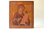 ikona, Tihvinas Dievmāte, dēlis, gleznojums, gleznojums uz sudraba, Krievijas impērija, 19. gs., 35....