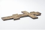 krusts, Kristus Krustā Sišana, vara sakausējuma, Krievijas impērija, 37.8 x 19.8 x 0.8 cm, 1121.5 g....