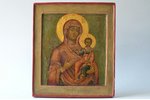 icon, Our Lady of Smolensk, board, painting, Russia, the end of the 19th century, 32.8 х 28.5 х 2.7...
