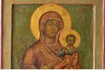 icon, Our Lady of Smolensk, board, painting, Russia, the end of the 19th century, 32.8 х 28.5 х 2.7...