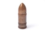 lighter, "Bullet", bronze, Latvia, the 30ties of 20th cent., 6.2 cm, weight 62.7 g...