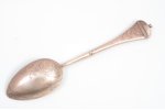 spoon, silver, 84 standard, 48.2 g, engraving, 17.7 cm, 1908-1917, Moscow, Russia...